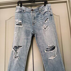 Lucky Brand Sienna Slim Boyfriend Cropped Jeans Size 14/ 32